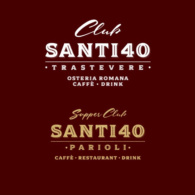 SANTI 40 · Trastevere · Osteria romana · Caffè · Drink